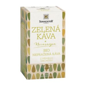 Sonnentor Zelená káva nepražená 18×3 g BIO