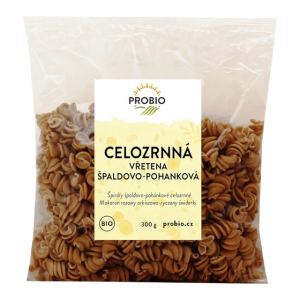 PROBIO Těstoviny vřetena špaldovo-pohanková celozrnná 300 g BIO