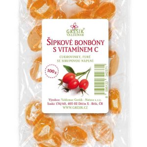 Grešík Šípkové bonbóny s vitamínem C 100 g