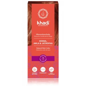 Khadi Rostlinná barva na vlasy Henna Amla Jatropha 100g