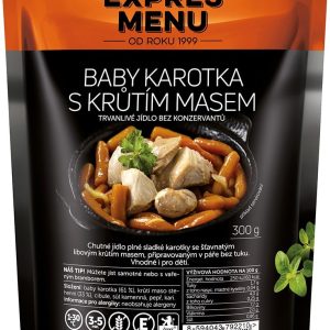 Expres Menu Krůtí maso s baby karotkou 300 g