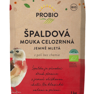 PROBIO Mouka špaldová celozrnná jemně mletá 1kg BIO