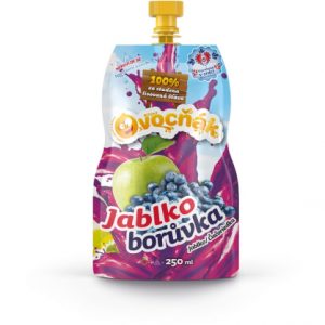 Ovocňák Mošt jablko borůvka 250ml