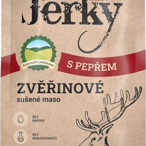 Jihočeské Jerky Zvěřinové s pepřem 20 g