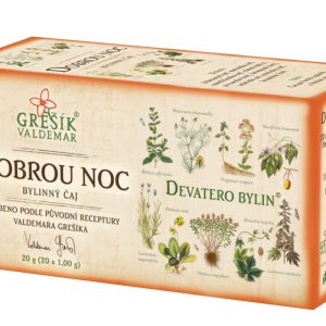 Grešík Devatero bylin Čaj Dobrou noc 20x1g