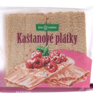 bio*nebio Plátky křupavé s kaštany 100 g BIO