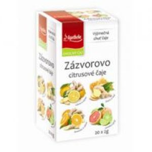 Apotheke Premier Zázvorovo citrusové čaje 4v1 20×2 g