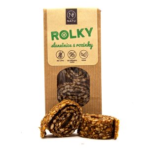 NATU Slunečnicové rolky s rozinkami 45 g