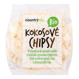 Country Life Kokosové chipsy nepražené 150g BIO