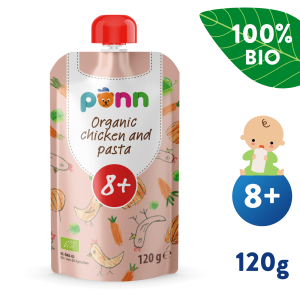Salvest Ponn BIO Kuřátko s těstovinami 120 g