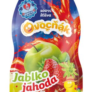 OVOCŇÁK mošt Jablko – Jahoda 200ml