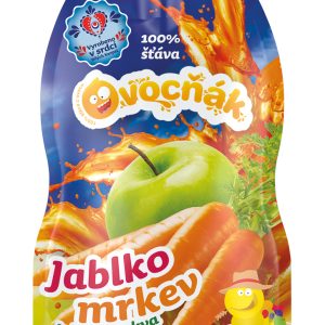OVOCŇÁK mošt Jablko – Mrkev 200ml