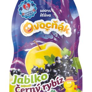 OVOCŇÁK mošt Jablko – Černý rybíz 200ml