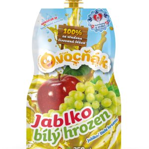 OVOCŇÁK mošt Jablko – Bílý hrozen 250ml