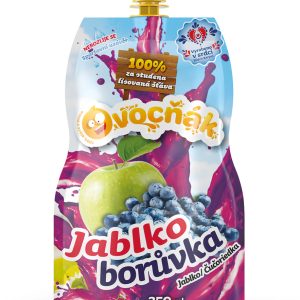 OVOCŇÁK mošt Jablko – Borůvka 250ml