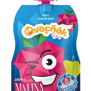OVOCŇÁK pyré Jablko – malina 120g