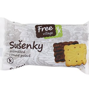 Perník s.r.o. Sušenky polomáčené v tmavé čokoládě 80g BEZLEPKU