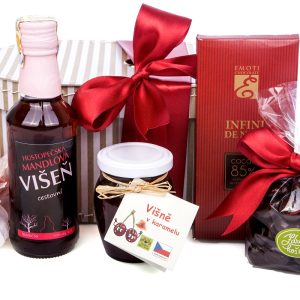 Zdravýkoš Dárkový koš Lahodná višeň