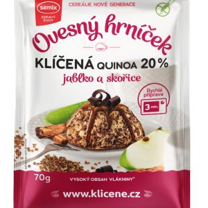 SEMIX Ovesný hrneček s quinoou, jablky, skořicí 70g BEZLEPKU