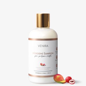 VENIRA přírodní šampon pro podporu růstu vlasů, mango-liči, 300 ml
