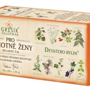 GREŠÍK Čaj Devatero bylin Pro těhotné ženy 20 n.s.