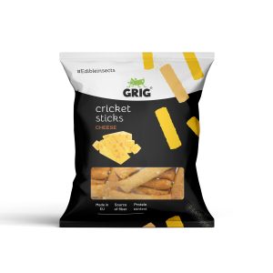 GRIG Proteinové cvrččí tyčinky – Sýrové 100g