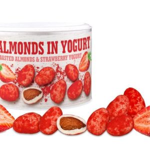 Mixit Mandle v jogurtu s jahodovým prachem 240 g