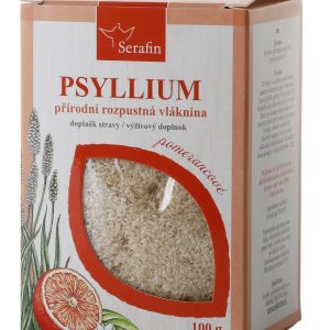 Serafin byliny Psyllium – s přírodním aromatem – pomeranč 100g