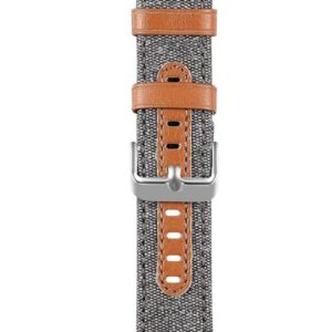 eses Kožený formální řemínek pro Apple Watch – Tmavě šedý 38mm, 40mm, 41mm