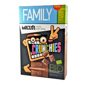 Milzu! Milzu! – BIO Cereální obdélníčky s kakaem 450g