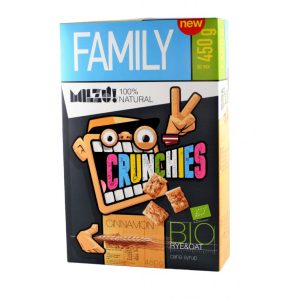 Milzu! Milzu! – BIO Cereální obdélníčky se skořicí 450g