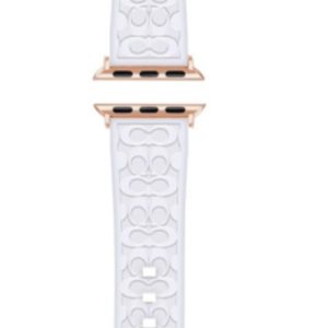 eses Silikonový řemínek pro Apple Watch – Bílý 38mm, 40mm, 41mm