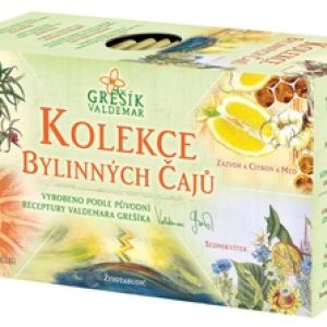 GREŠÍK Kolekce Bylinných čajů 5x4ks