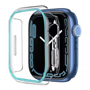 Ochranný rámeček pro Apple Watch – 41mm, svítící, modrý