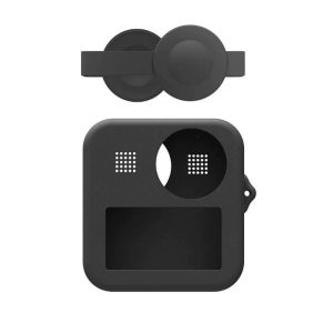 Silikonové ochranné pouzdro s krytem objektivu pro GoPro Max – Černé