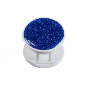 Pop Socket držák na mobilní telefon – Glitrový, modrý