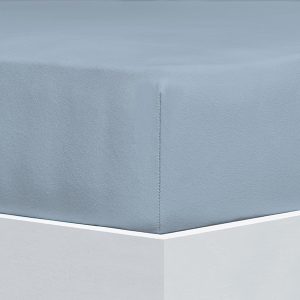 Florella Prostěradlo Organic Cotton Jersey  Kristallblau Zvolte jeden rozměr prostěradla: 140-160×200 cm