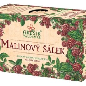 GREŠÍK Malinový šálek 20 n.s. Ovocný čaj