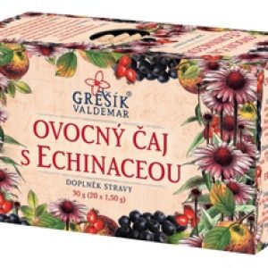 GREŠÍK Ovocný čaj s echinaceou 20 n.s. Ovocný čaj