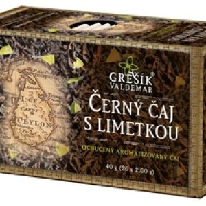 GREŠÍK Černý čaj s limetkou 20 n.s. Černý čaj
