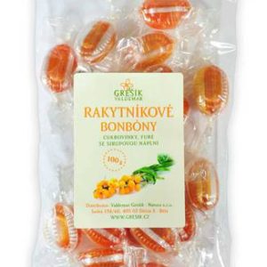 GREŠÍK Rakytníkové bonbóny 100 g