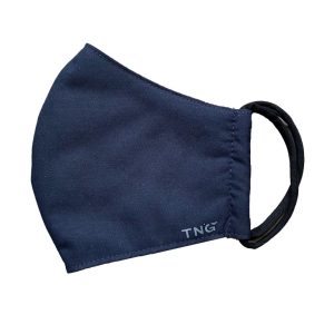 TNG rouška textilní 3-vrstvá, tmavě modrá, velikost M