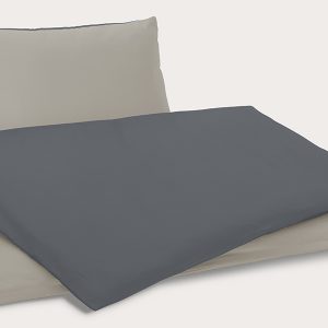 Picaso manufactury Povlečení Mirabell Grafit/Warm grey Rozměr: 2ks 50×70 cm + 200×220 cm