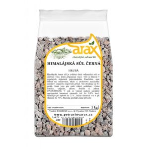 ARAX Himálajská sůl černá hrubá 1000 g