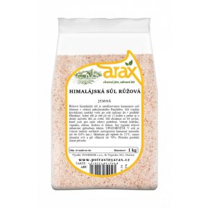 ARAX Himálajská sůl růžová jemná 1000 g