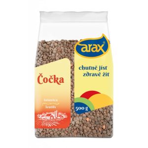 ARAX Čočka červená neloupaná 500 g