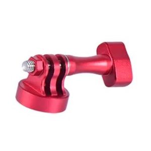 CNC Hliníková stativová redukce se šroubem – Červená