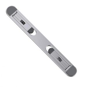 Univerzálních stojan pod notebook skládací – kovový, stříbrný