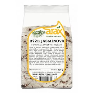 ARAX Rýže jasmínová s quinoa a suš. Rajčaty 320 g