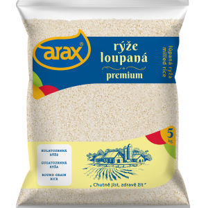 ARAX Rýže kulatozrnná loupaná 5 kg